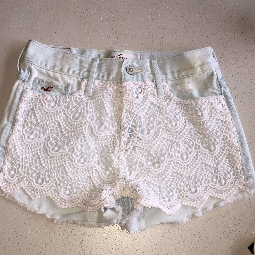 Hollister denim shorts